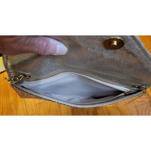 Unbranded Rose Gold Beaded Purse Bag Crossbody Purse Prom Wedding Bag - Picture 8 of 15